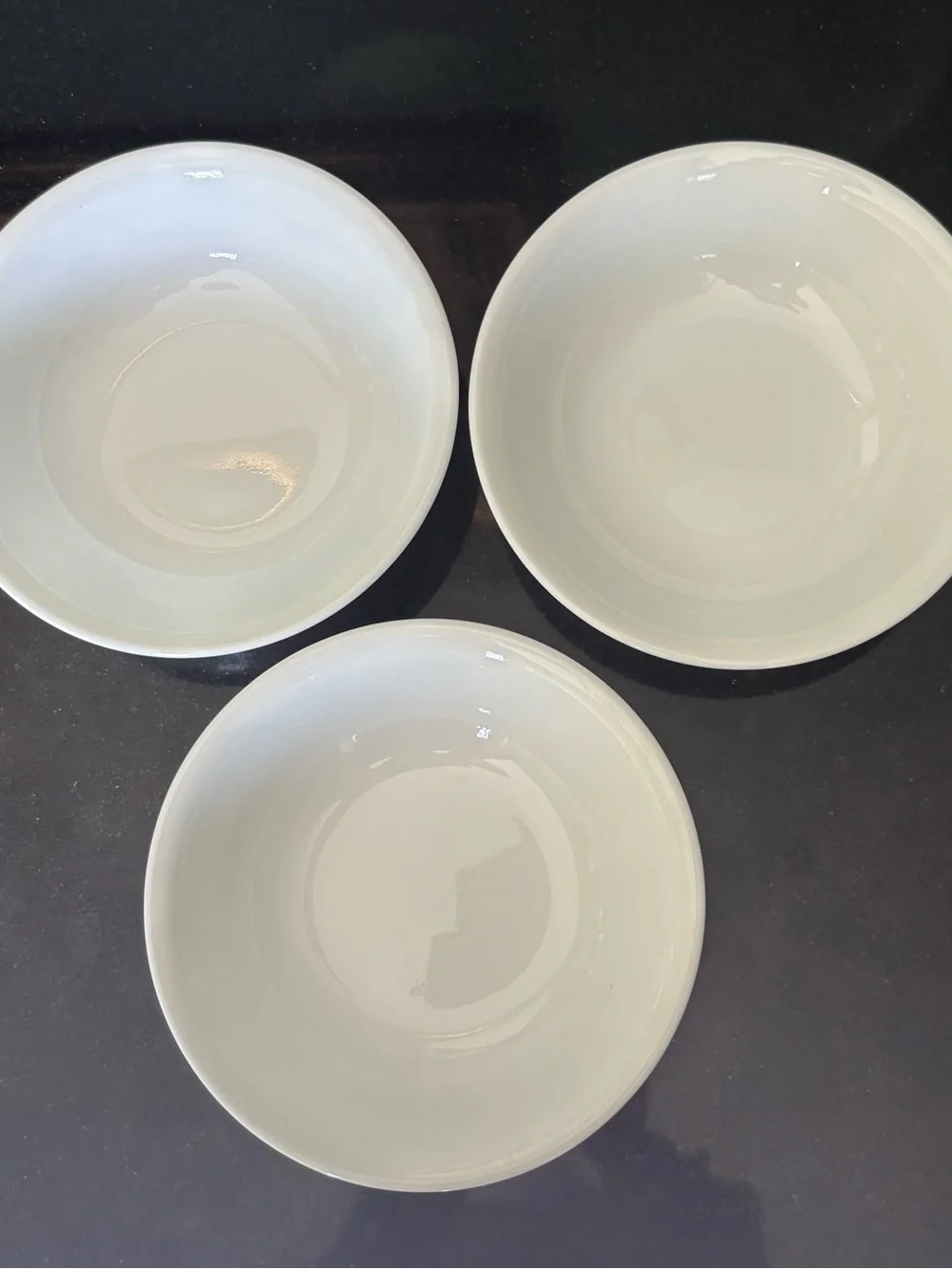 Corelle by Corning White Winter Frost Fruit/Berry Bowls Set of 3